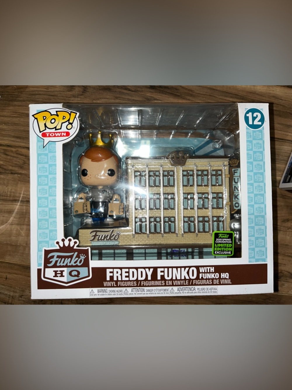 Freddy Funko with Funko HQ Funko Pop Town